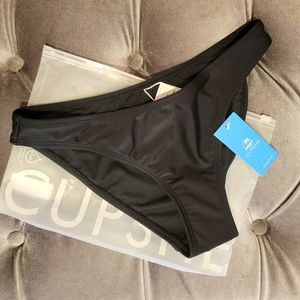 Ladies Cheeky Swim Bottoms, Size S